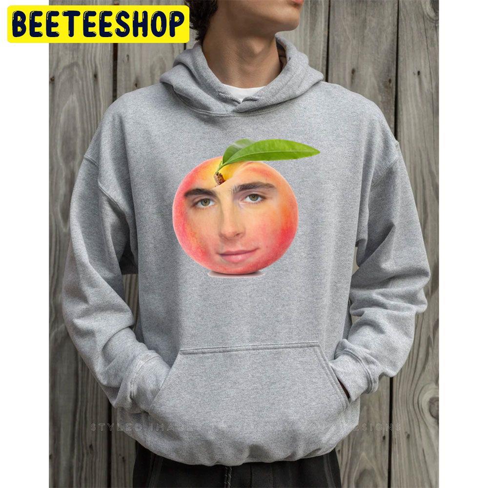 Timothée Chalamet Peach Design Trending Unisex Hoodie Timothée Chalamet Peach Design Trending Unisex Hoodie