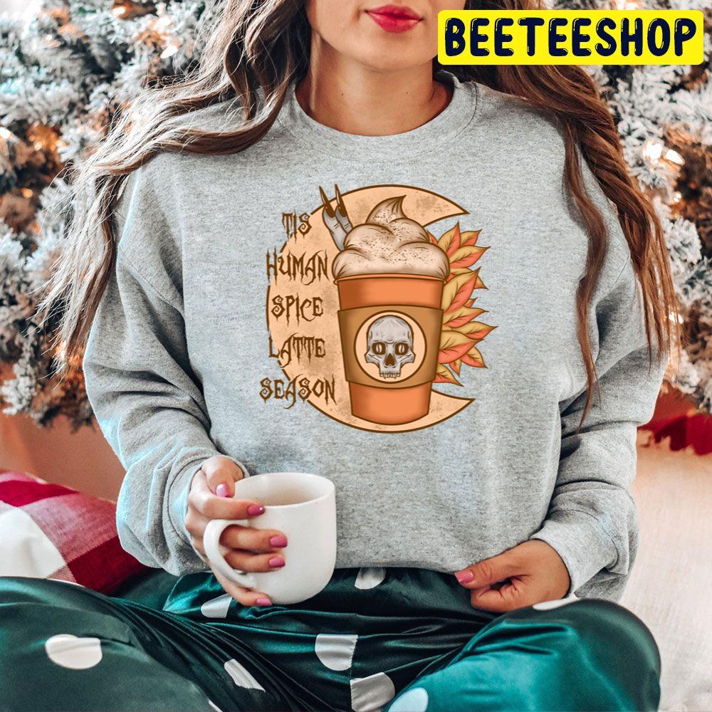 Tis Human Spice Latte Season Spooky Fall Pumpkin Spice Latte Trending Unisex Hoodie Tis Human Spice Latte Season Spooky Fall Pumpkin Spice Latte Trending Unisex Hoodie