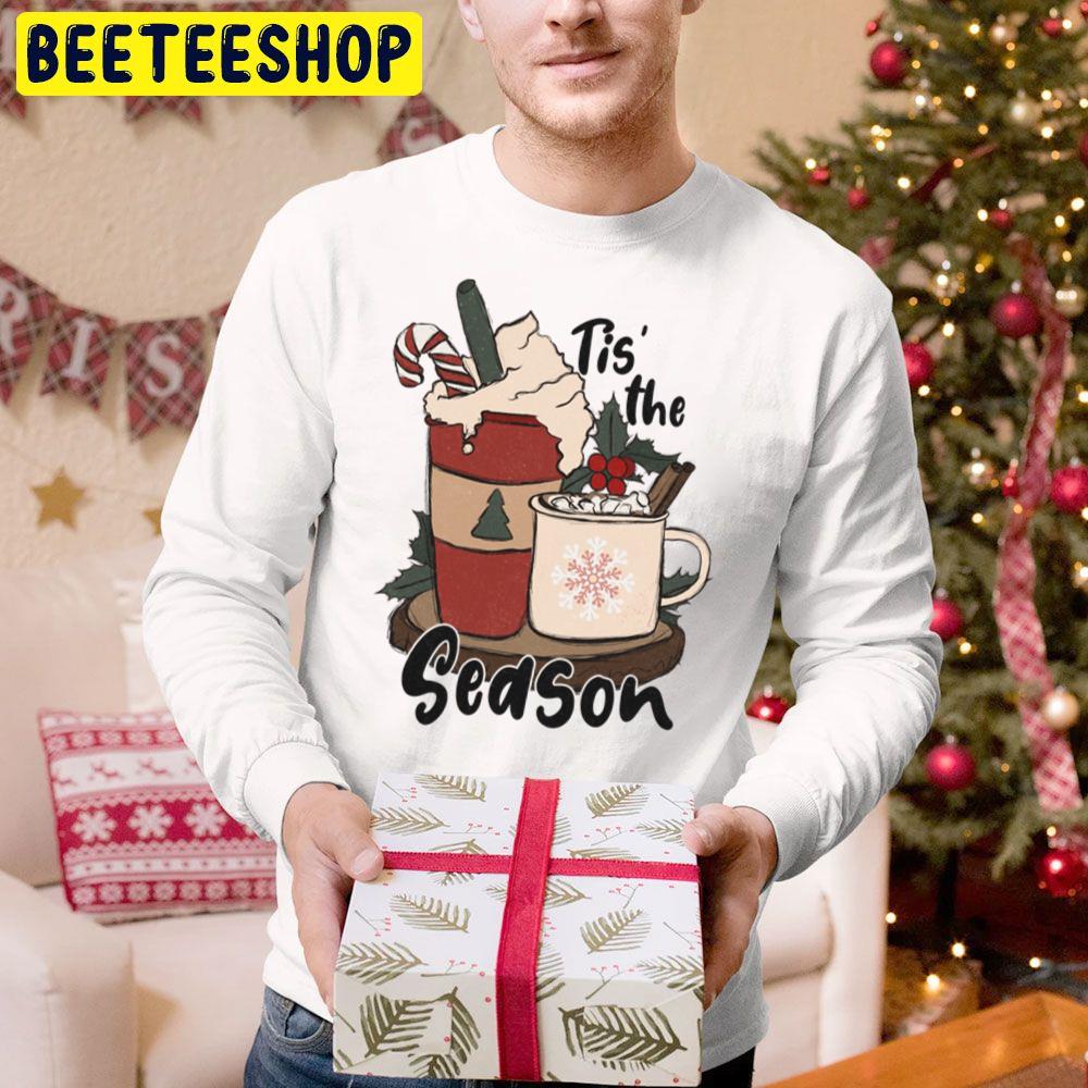 Tis The Season Christmas Coffee Trending Unisex Hoodie Tis The Season Christmas Coffee Trending Unisex Hoodie