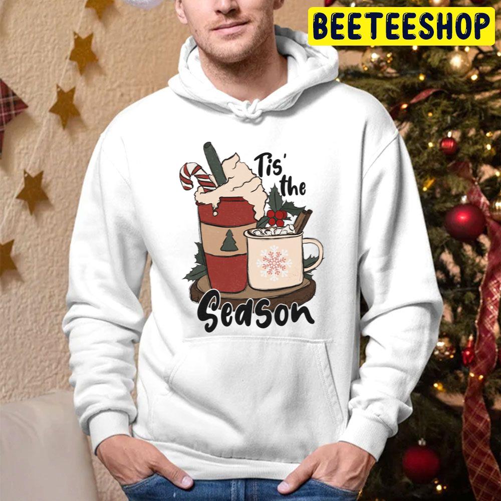 Tis The Season Christmas Coffee Trending Unisex Hoodie Tis The Season Christmas Coffee Trending Unisex Hoodie