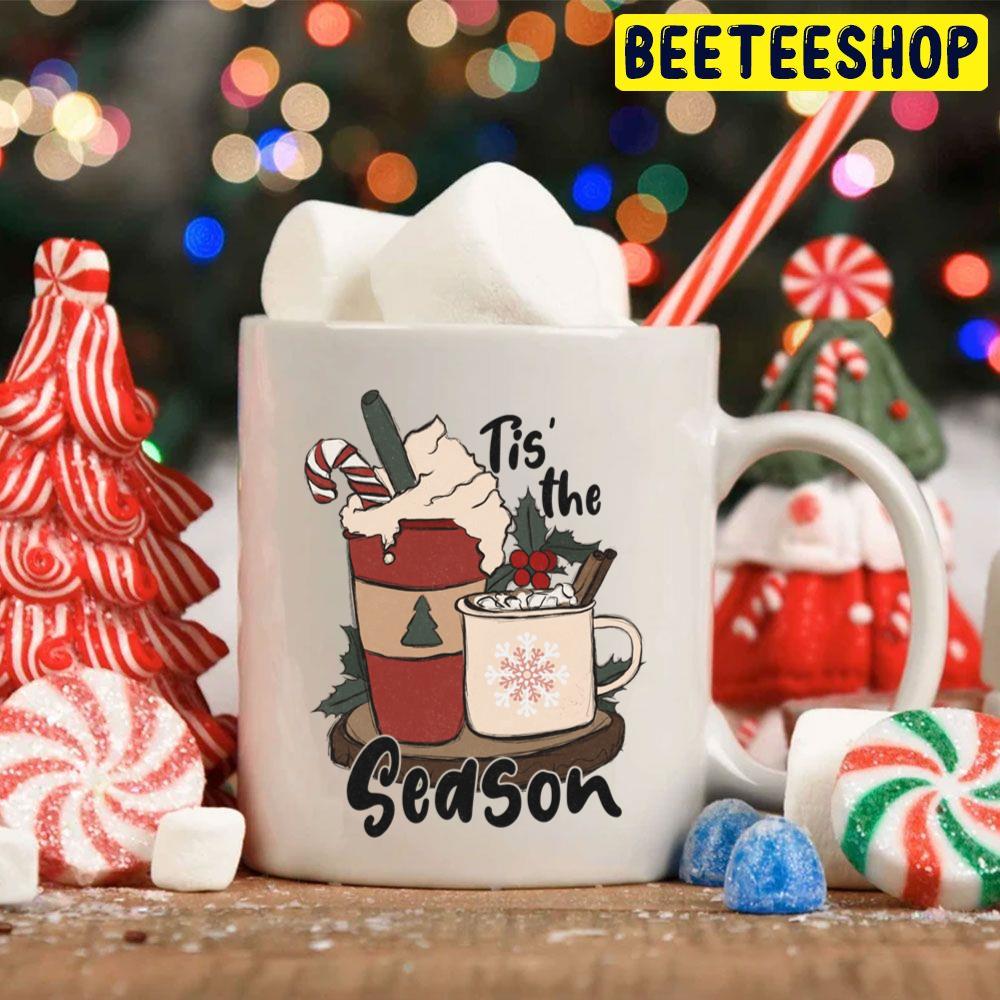 Tis The Season Christmas Coffee Trending Unisex Hoodie Tis The Season Christmas Coffee Trending Unisex Hoodie