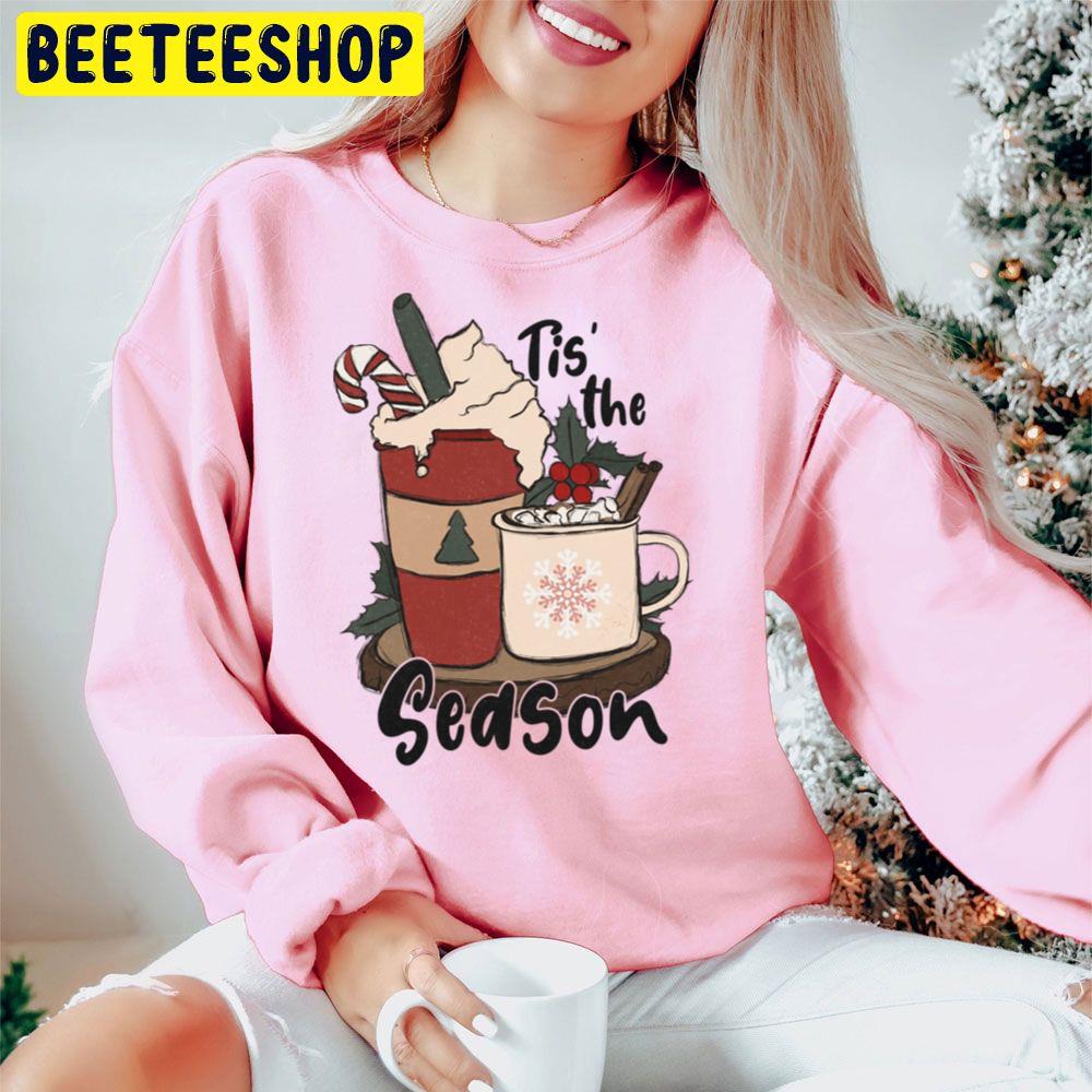 Tis The Season Christmas Coffee Trending Unisex Hoodie Tis The Season Christmas Coffee Trending Unisex Hoodie