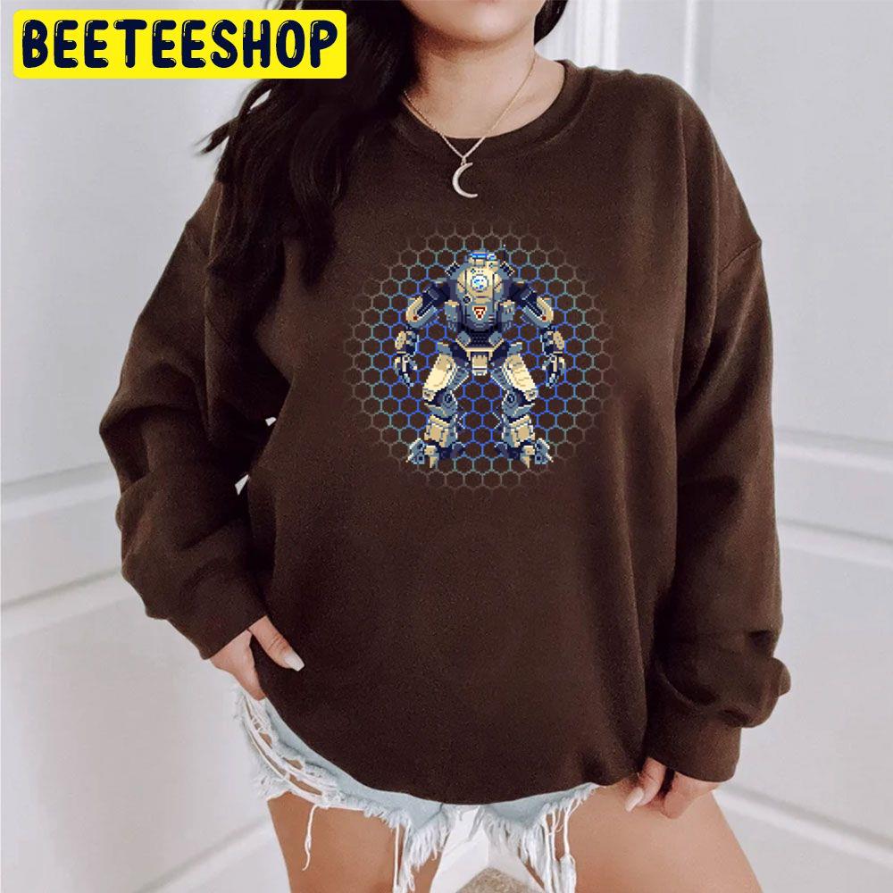 Titanfall Atlas Pixelart Game Trending Unisex Sweatshirt Titanfall Atlas Pixelart Game Trending Unisex Sweatshirt