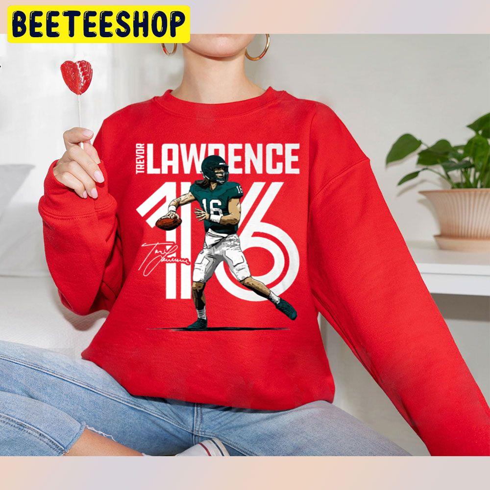 Trevor Lawrence 16 Signature Football Plyer Trending Unisex Sweatshirt Trevor Lawrence 16 Signature Football Plyer Trending Unisex Sweatshirt