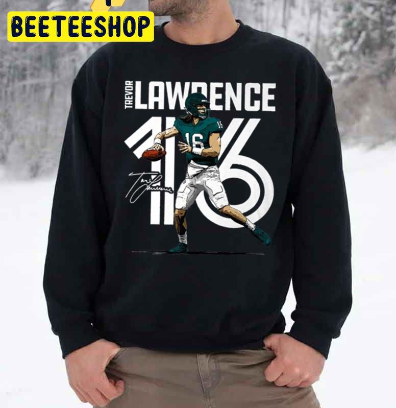 Trevor Lawrence 16 Signature Football Plyer Trending Unisex Sweatshirt Trevor Lawrence 16 Signature Football Plyer Trending Unisex Sweatshirt