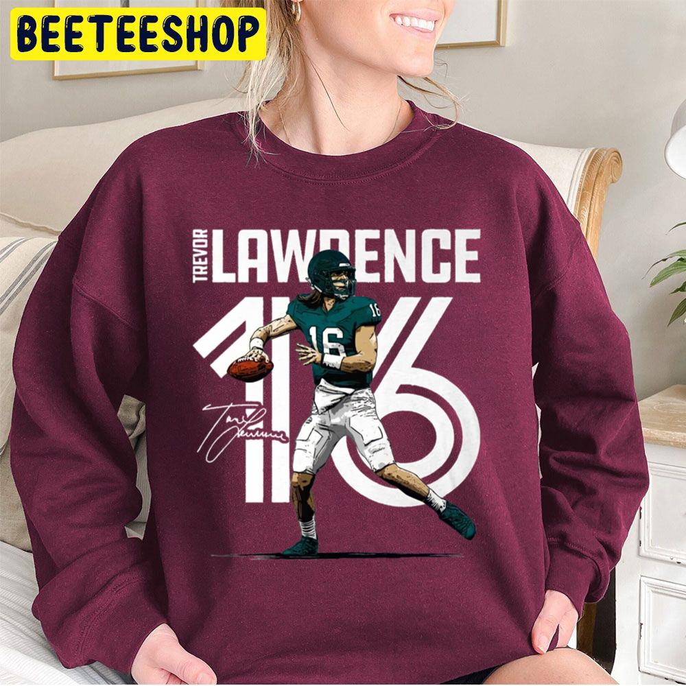 Trevor Lawrence 16 Signature Football Plyer Trending Unisex Sweatshirt Trevor Lawrence 16 Signature Football Plyer Trending Unisex Sweatshirt