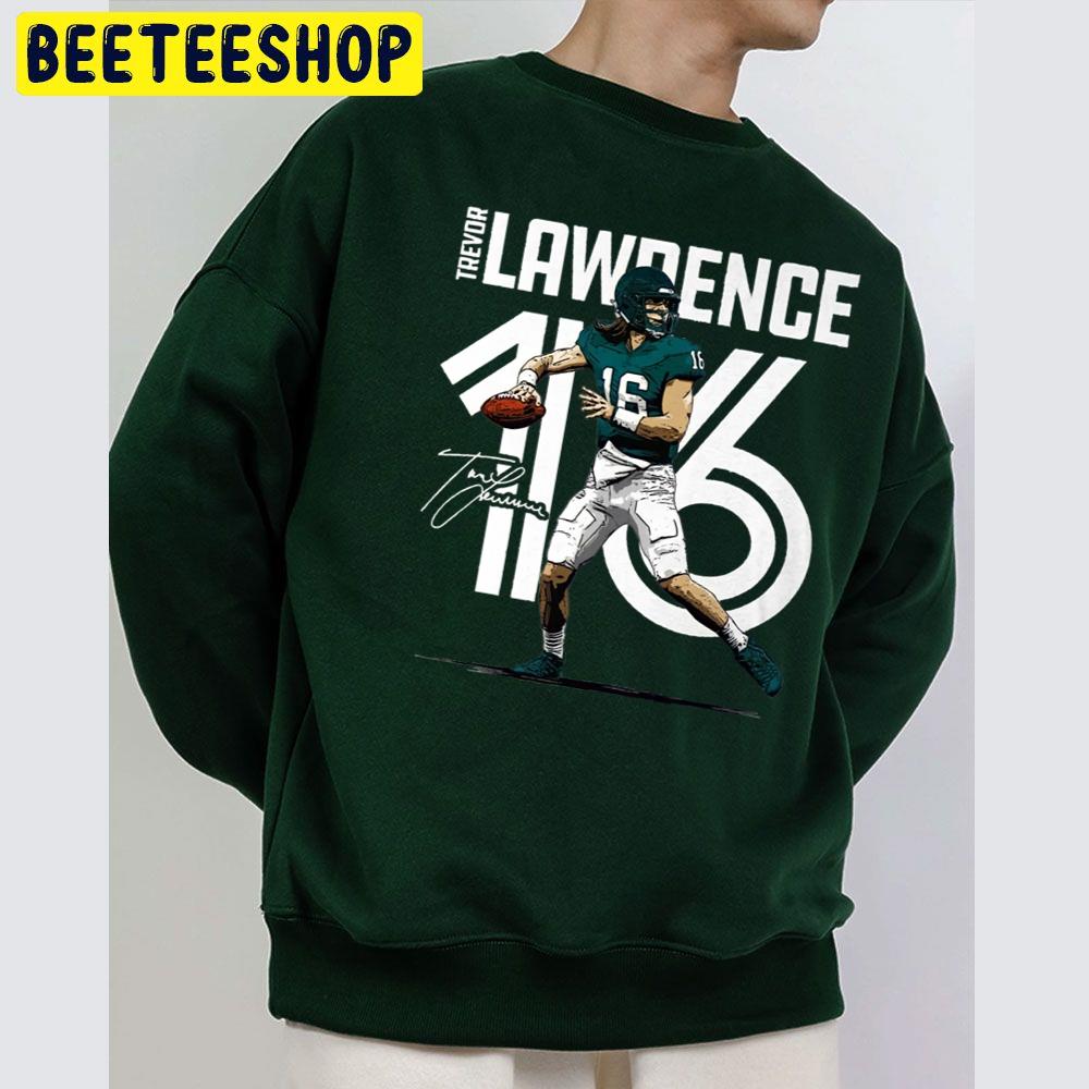 Trevor Lawrence 16 Signature Football Plyer Trending Unisex Sweatshirt Trevor Lawrence 16 Signature Football Plyer Trending Unisex Sweatshirt