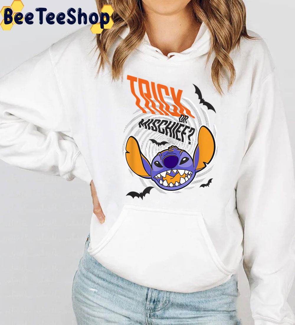 Trick Or Mischief Stitch Halloween Trending Unisex Sweatshirt Trick Or Mischief Stitch Halloween Trending Unisex Sweatshirt