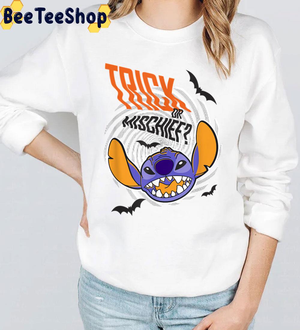Trick Or Mischief Stitch Halloween Trending Unisex Sweatshirt Trick Or Mischief Stitch Halloween Trending Unisex Sweatshirt