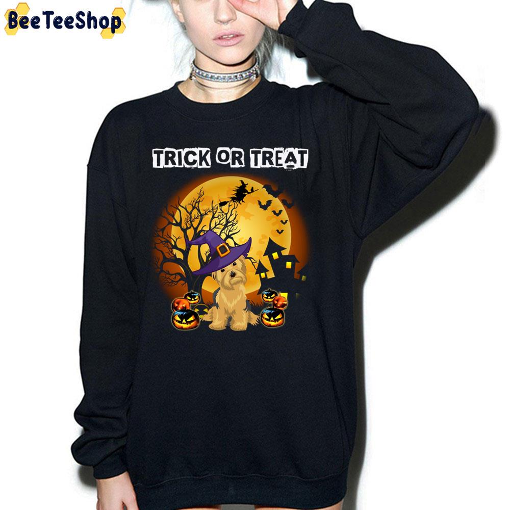 Trick Or Treat Funny Yorkie Pumpkin Halloween Trending Unisex Sweatshirt Trick Or Treat Funny Yorkie Pumpkin Halloween Trending Unisex Sweatshirt