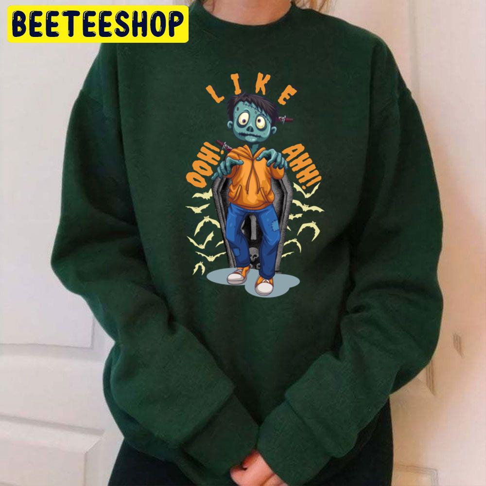 Twice Like Ooh Ahh Funny & Unique Zombie Halloween Trending Unisex Sweatshirt Twice Like Ooh Ahh Funny & Unique Zombie Halloween Trending Unisex Sweatshirt