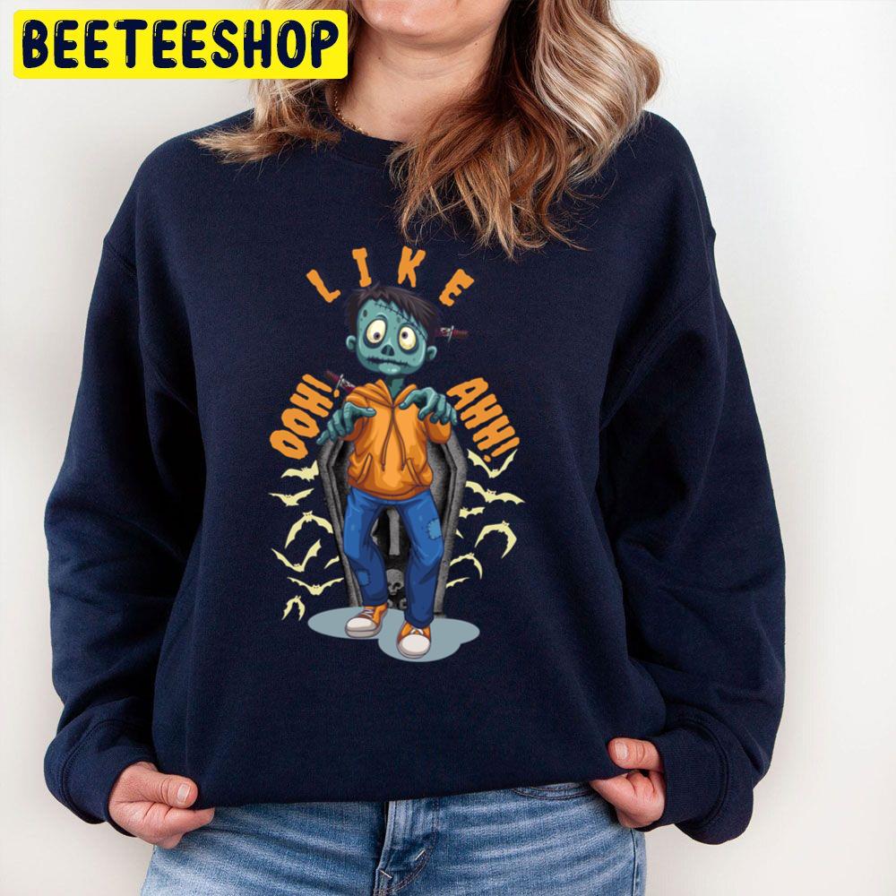Twice Like Ooh Ahh Funny & Unique Zombie Halloween Trending Unisex Sweatshirt Twice Like Ooh Ahh Funny & Unique Zombie Halloween Trending Unisex Sweatshirt