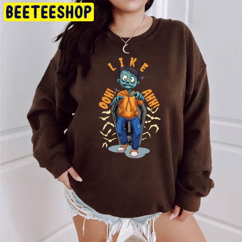 Twice Like Ooh Ahh Funny & Unique Zombie Halloween Trending Unisex Sweatshirt Twice Like Ooh Ahh Funny & Unique Zombie Halloween Trending Unisex Sweatshirt