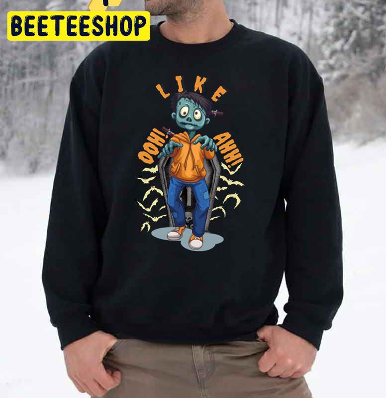Twice Like Ooh Ahh Funny & Unique Zombie Halloween Trending Unisex Sweatshirt Twice Like Ooh Ahh Funny & Unique Zombie Halloween Trending Unisex Sweatshirt