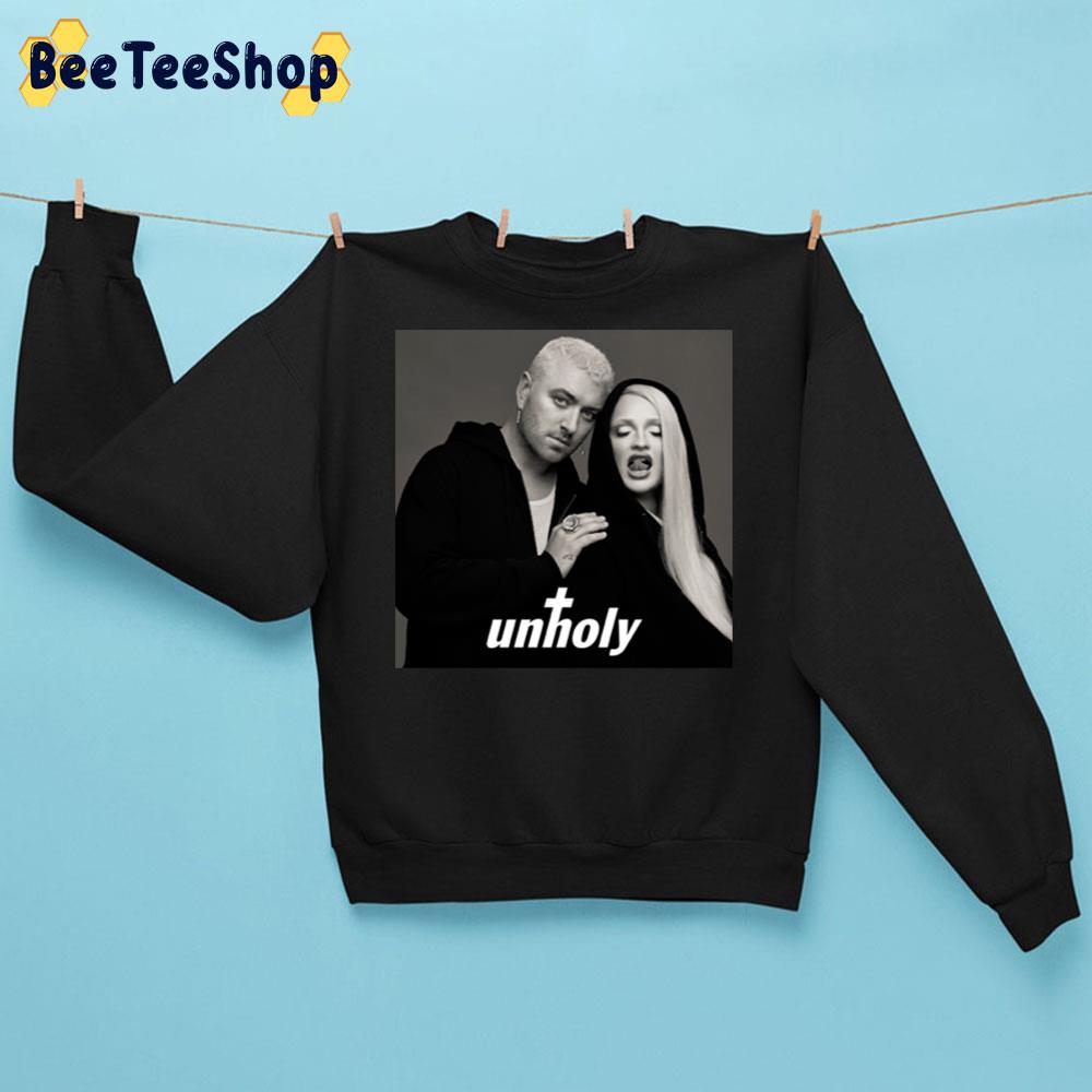 Unholy Sam Smith Kim Petras Trending Unisex Sweatshirt Unholy Sam Smith Kim Petras Trending Unisex Sweatshirt