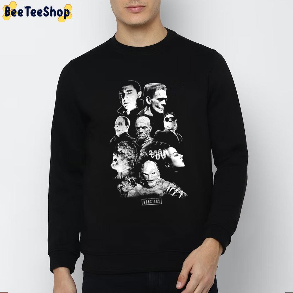 Universal Studios Monsters Halloween Unisex Sweatshirt Universal Studios Monsters Halloween Unisex Sweatshirt