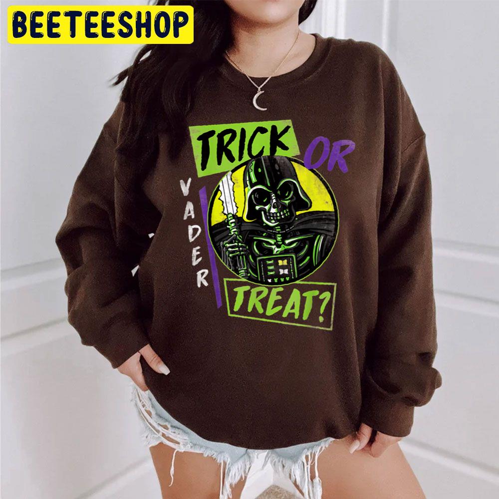 Vader Trick Or Treat Halloween Unisex Sweatshirt Vader Trick Or Treat Halloween Unisex Sweatshirt