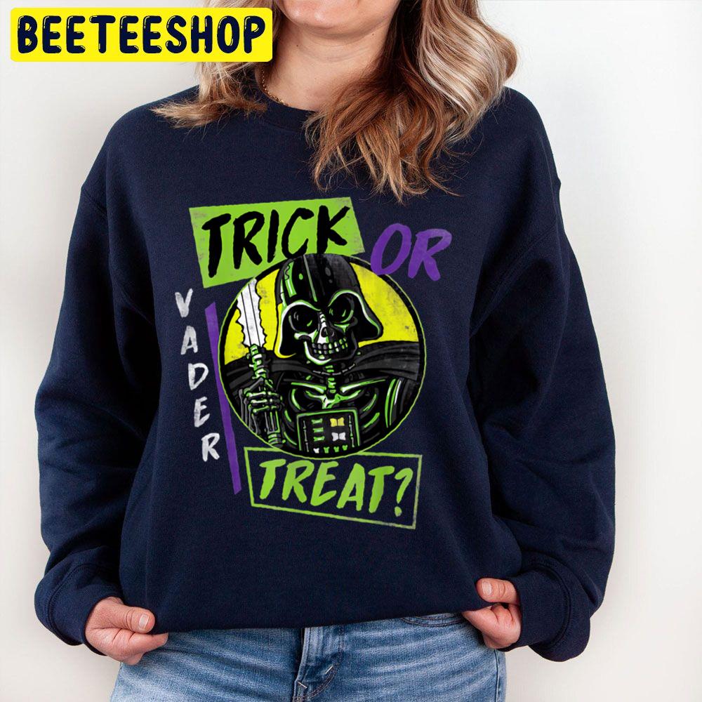 Vader Trick Or Treat Halloween Unisex Sweatshirt Vader Trick Or Treat Halloween Unisex Sweatshirt