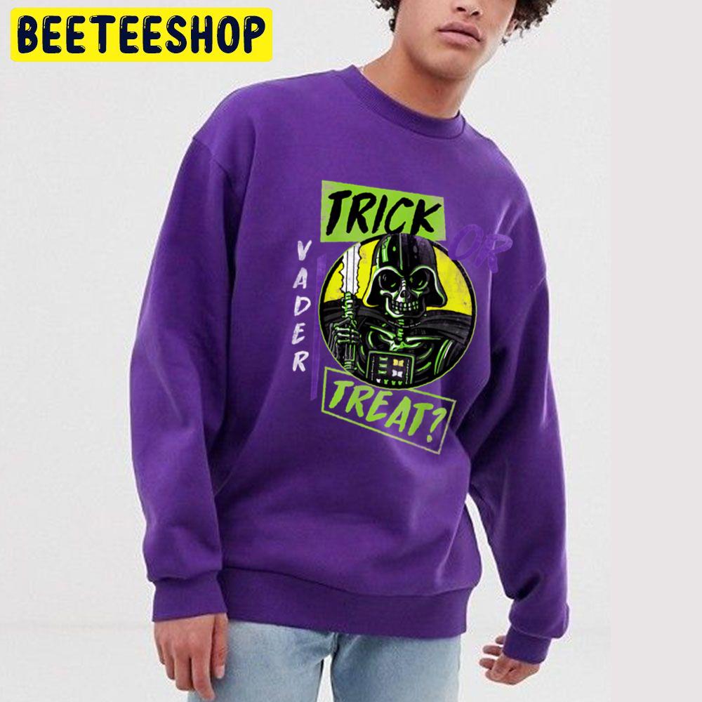Vader Trick Or Treat Halloween Unisex Sweatshirt Vader Trick Or Treat Halloween Unisex Sweatshirt