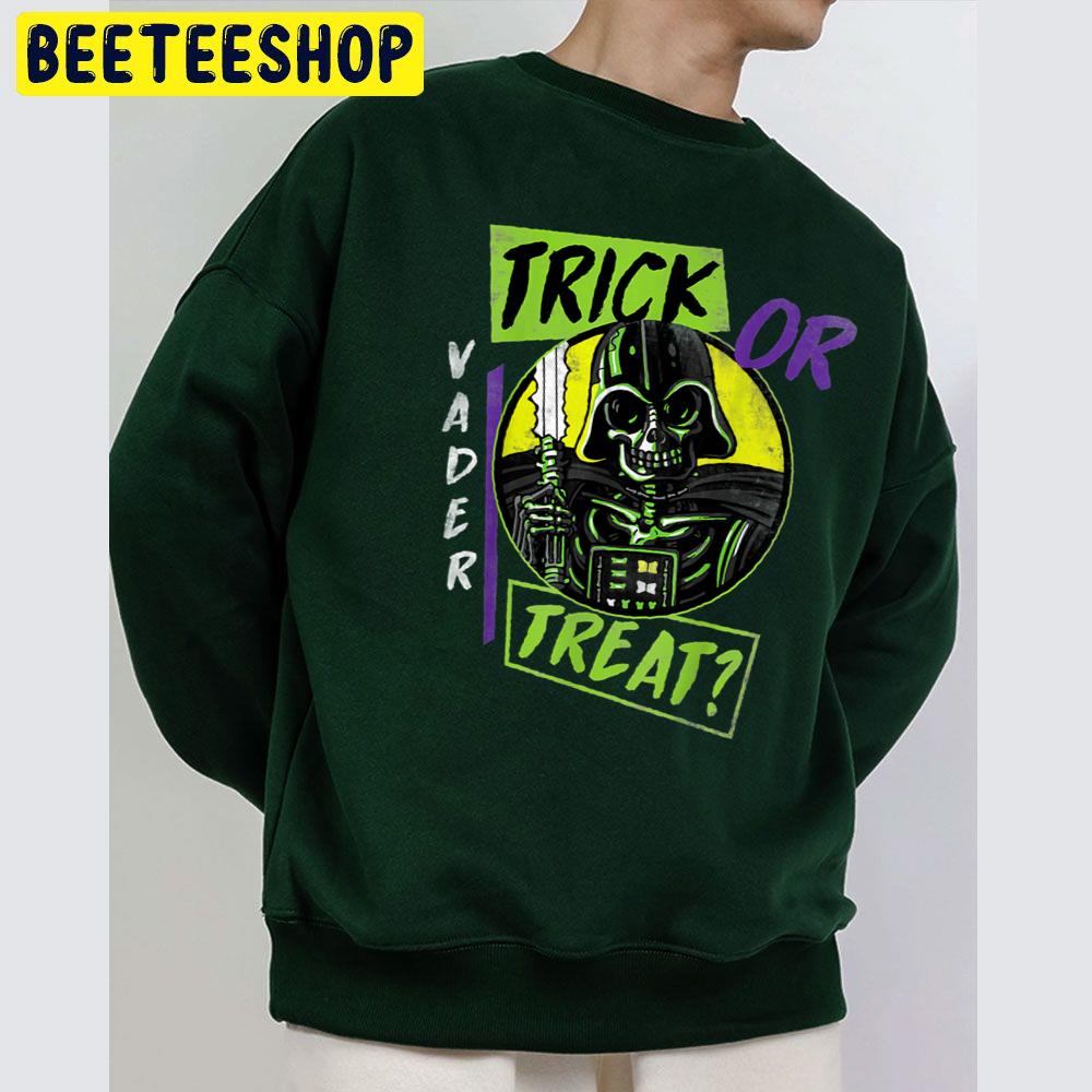 Vader Trick Or Treat Halloween Unisex Sweatshirt Vader Trick Or Treat Halloween Unisex Sweatshirt