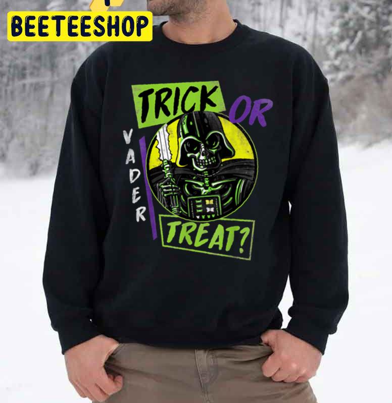 Vader Trick Or Treat Halloween Unisex Sweatshirt Vader Trick Or Treat Halloween Unisex Sweatshirt