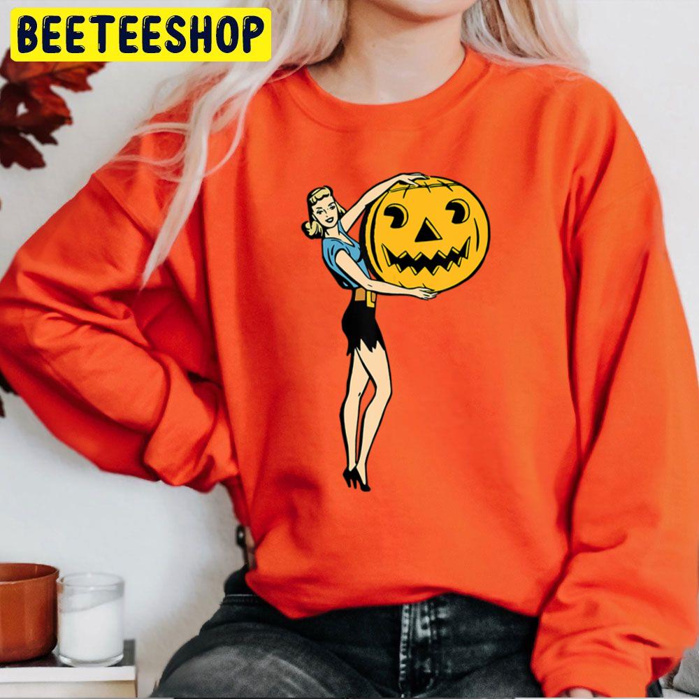Vintage Halloween Pumpkin Unisex Sweatshirt Vintage Halloween Pumpkin Unisex Sweatshirt