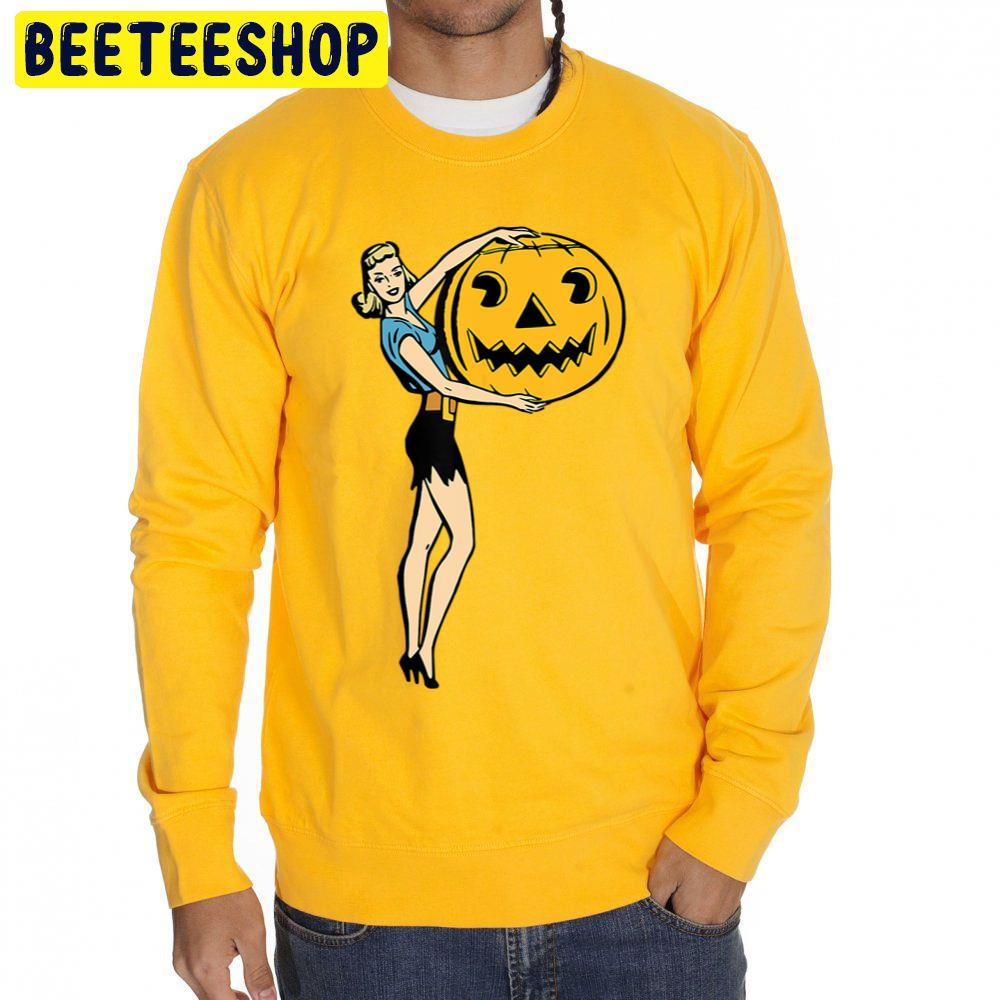 Vintage Halloween Pumpkin Unisex Sweatshirt Vintage Halloween Pumpkin Unisex Sweatshirt