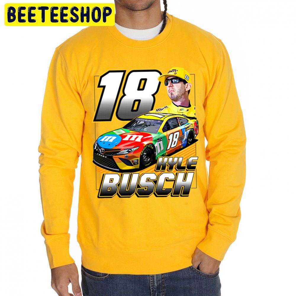 Vintage Kyle Busch Nascar Champion Number 18 Racing Trending Unisex Sweatshirt Vintage Kyle Busch Nascar Champion Number 18 Racing Trending Unisex Sweatshirt