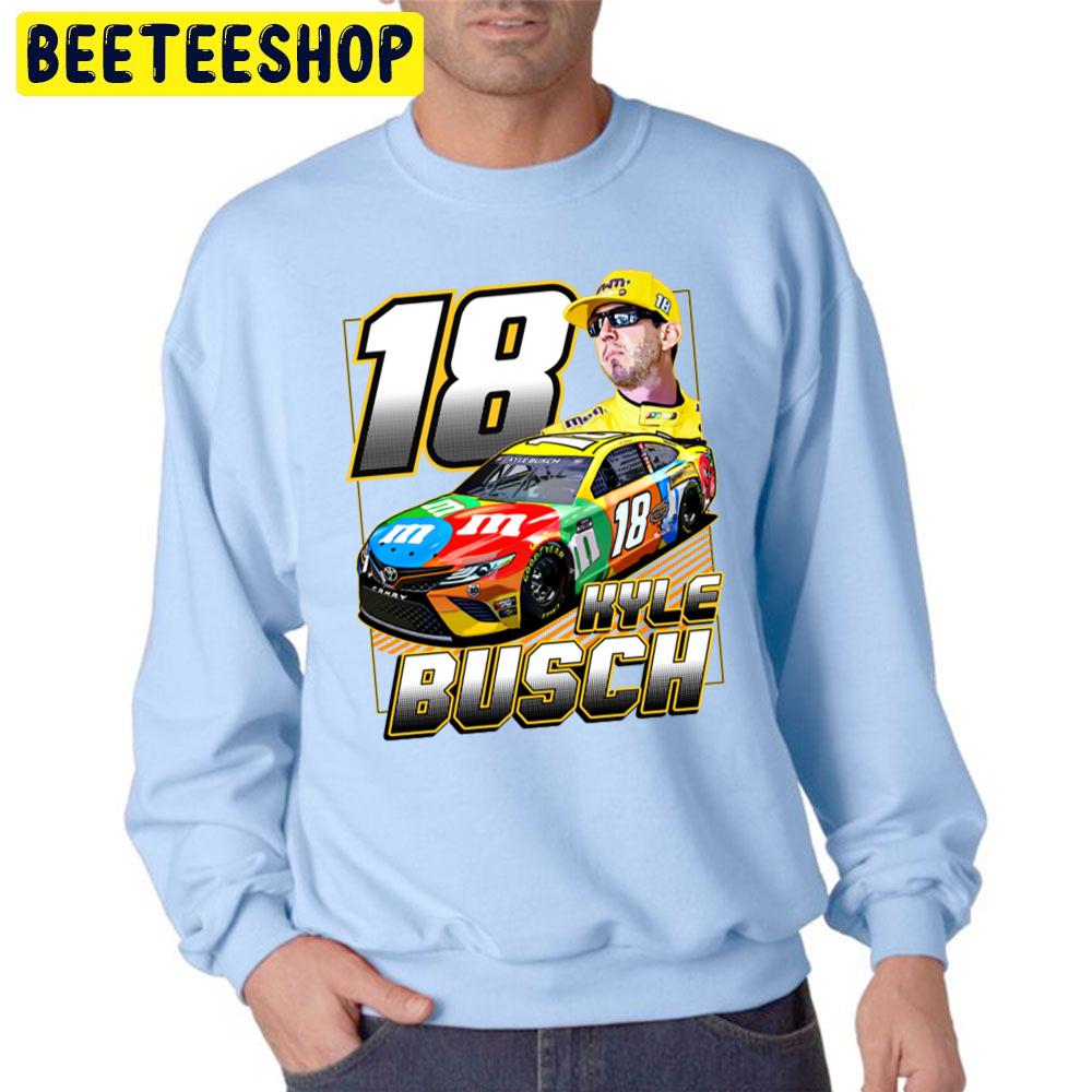 Vintage Kyle Busch Nascar Champion Number 18 Racing Trending Unisex Sweatshirt Vintage Kyle Busch Nascar Champion Number 18 Racing Trending Unisex Sweatshirt