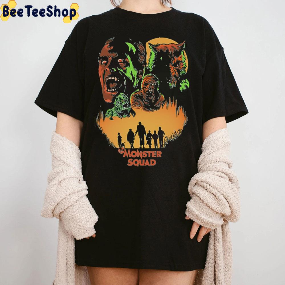 Vintage Monster Horror Squad Design Halloween Trending Unisex Sweatshirt Vintage Monster Horror Squad Design Halloween Trending Unisex Sweatshirt
