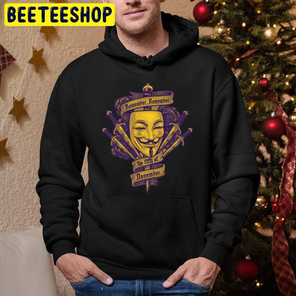 Vintage Remember The Fifth Of November Trending Unisex Hoodie Vintage Remember The Fifth Of November Trending Unisex Hoodie