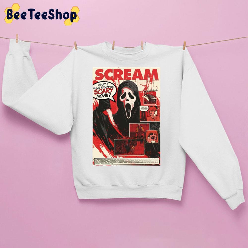 Vintage Scream Movie Unisex Sweatshirt Vintage Scream Movie Unisex Sweatshirt