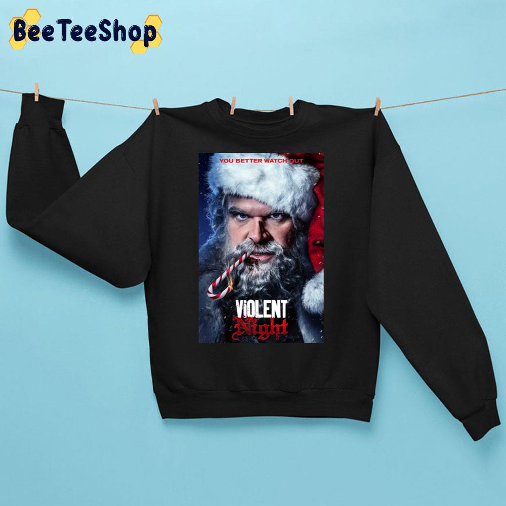 Violent Night Movie 2022 Trending Unisex Sweatshirt Violent Night Movie 2022 Trending Unisex Sweatshirt