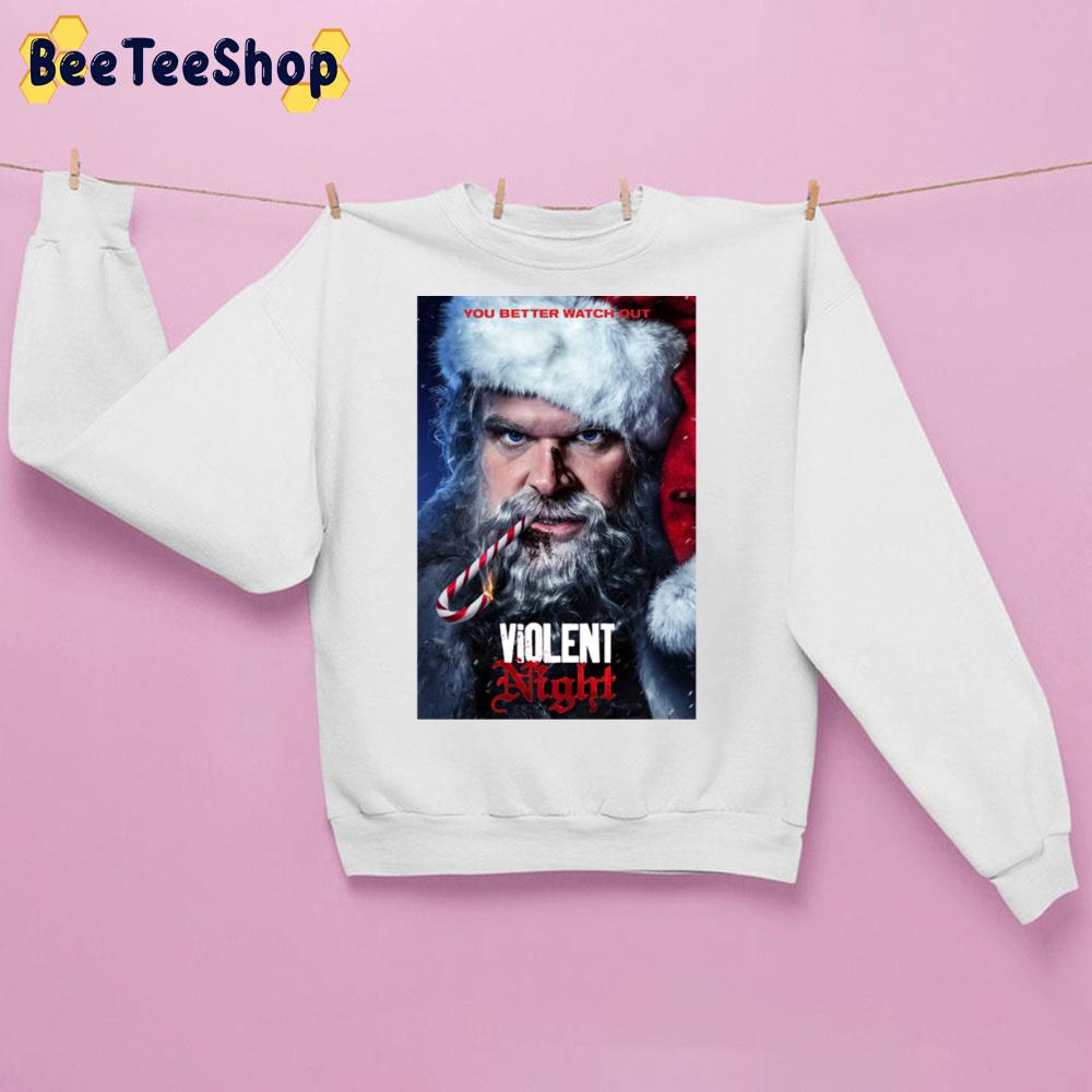 Violent Night Movie 2022 Trending Unisex Sweatshirt Violent Night Movie 2022 Trending Unisex Sweatshirt