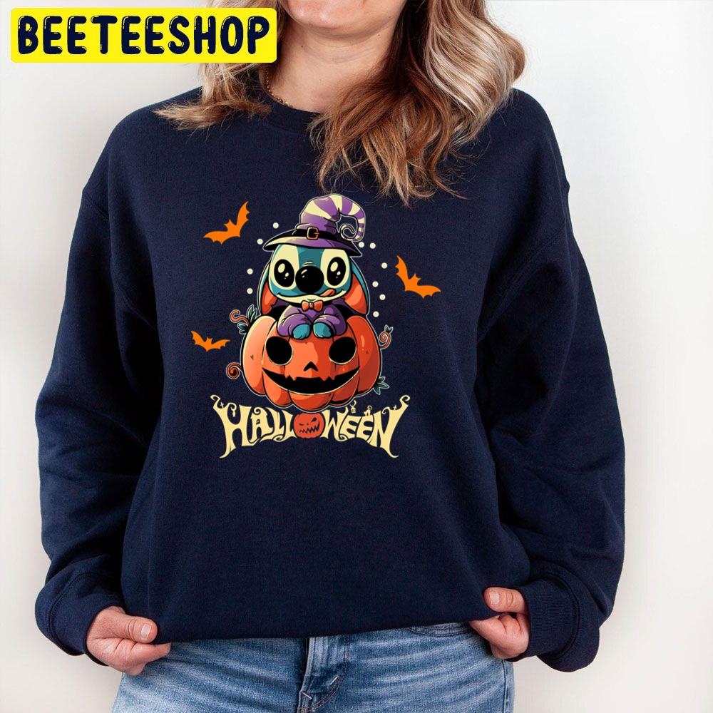 Vitage Pumpkin And Stitch Halloween Trending Unisex Sweatshirt Vitage Pumpkin And Stitch Halloween Trending Unisex Sweatshirt