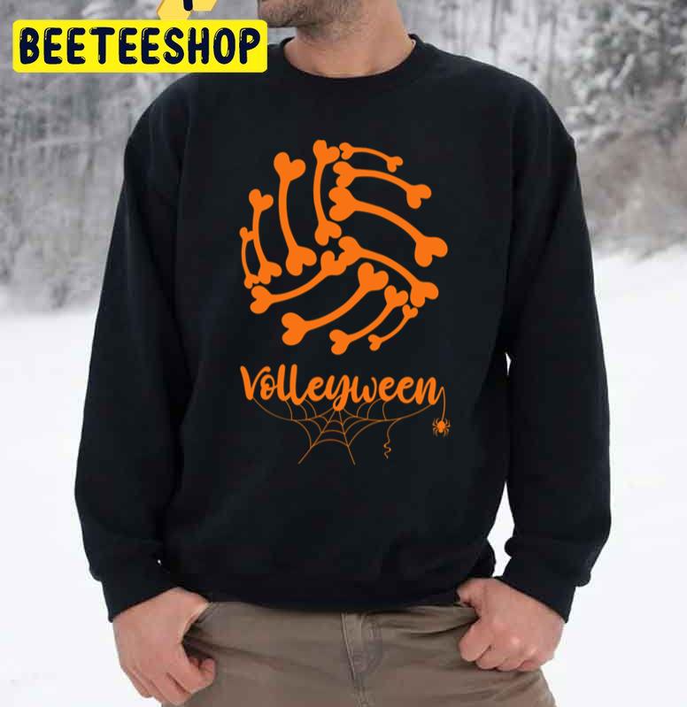 Volleyball Skeleton Player Unisex Sweatshirt Volleyball Skeleton Player Unisex Sweatshirt