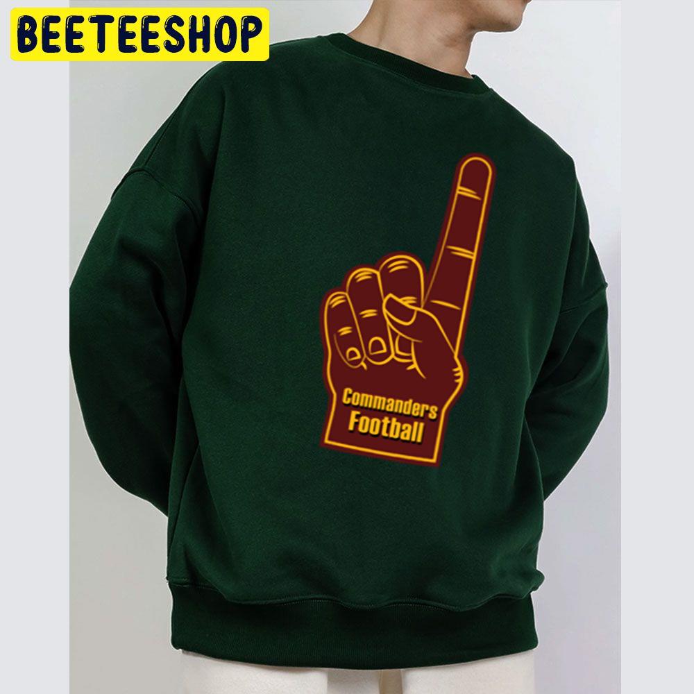 Washington Commanders Football Foam Finger Trending Unisex Sweatshirt Washington Commanders Football Foam Finger Trending Unisex Sweatshirt
