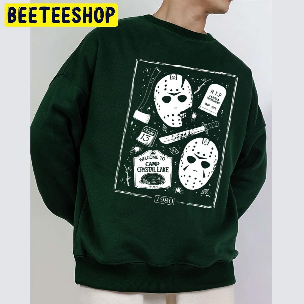 Welcome Campers Jason 1980 Halloween Trending Unisex Sweatshirt Welcome Campers Jason 1980 Halloween Trending Unisex Sweatshirt