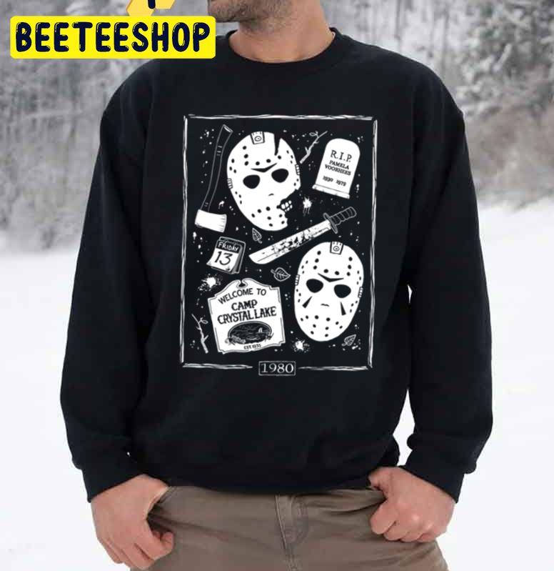 Welcome Campers Jason 1980 Halloween Trending Unisex Sweatshirt Welcome Campers Jason 1980 Halloween Trending Unisex Sweatshirt