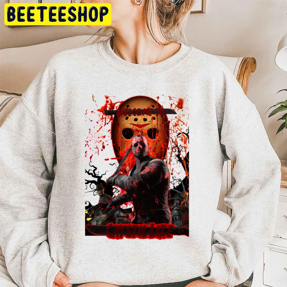 Welcome To Crystal Lake Jason Halloween Trending Unisex Sweatshirt Welcome To Crystal Lake Jason Halloween Trending Unisex Sweatshirt