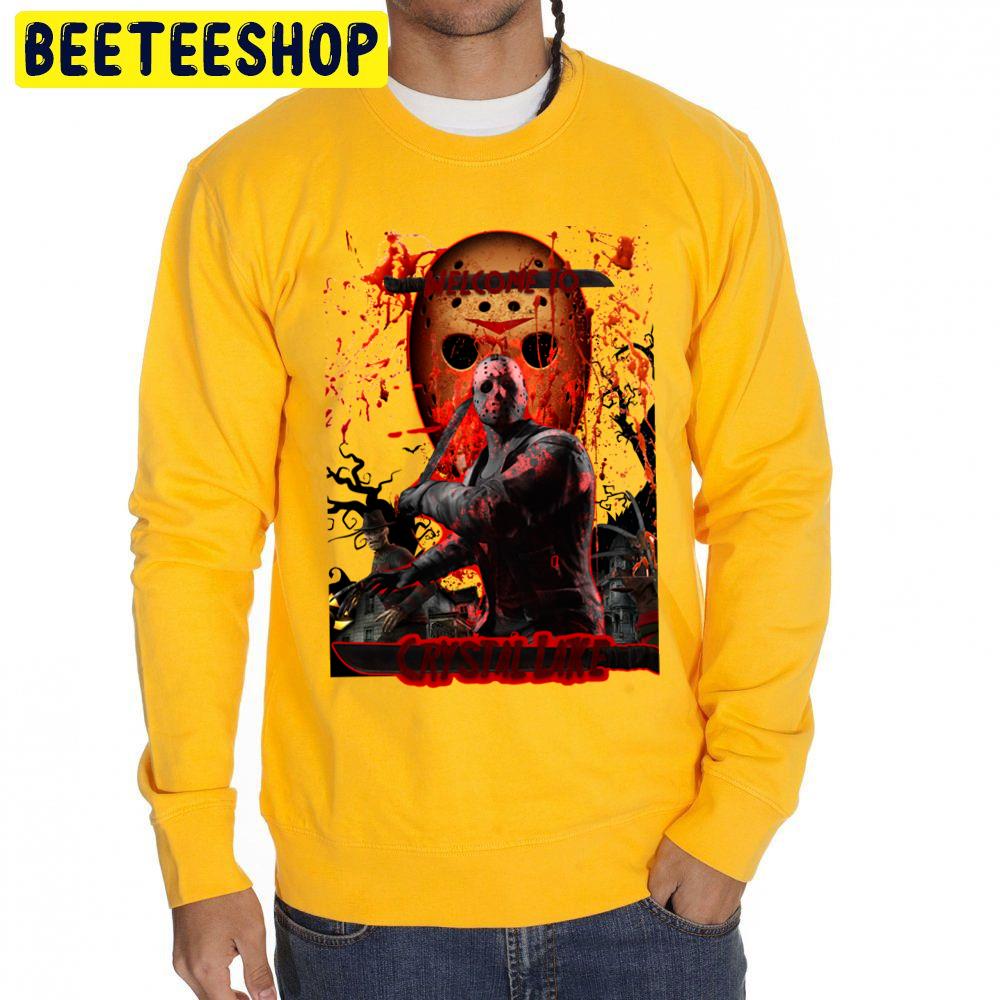 Welcome To Crystal Lake Jason Halloween Trending Unisex Sweatshirt Welcome To Crystal Lake Jason Halloween Trending Unisex Sweatshirt