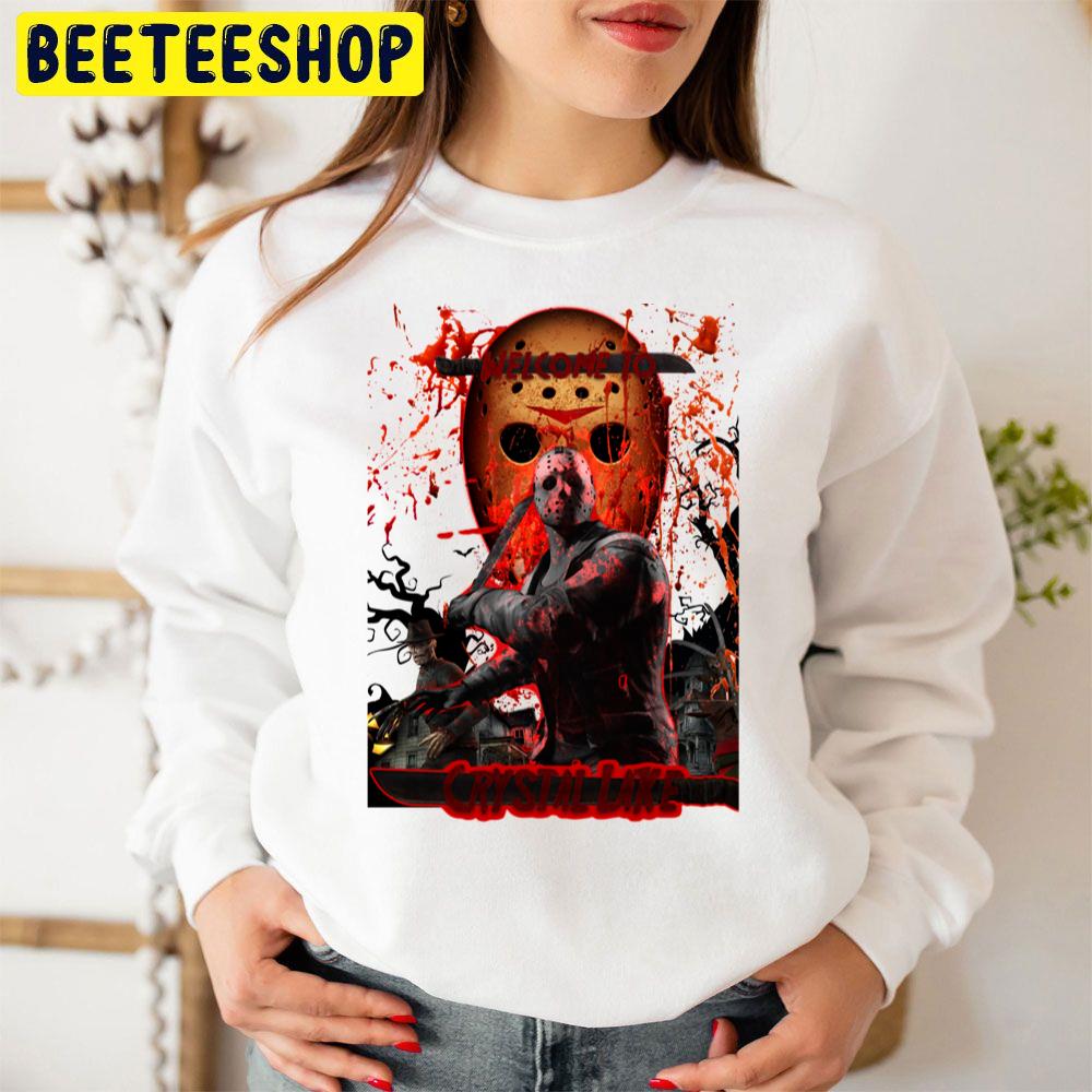 Welcome To Crystal Lake Jason Halloween Trending Unisex Sweatshirt Welcome To Crystal Lake Jason Halloween Trending Unisex Sweatshirt