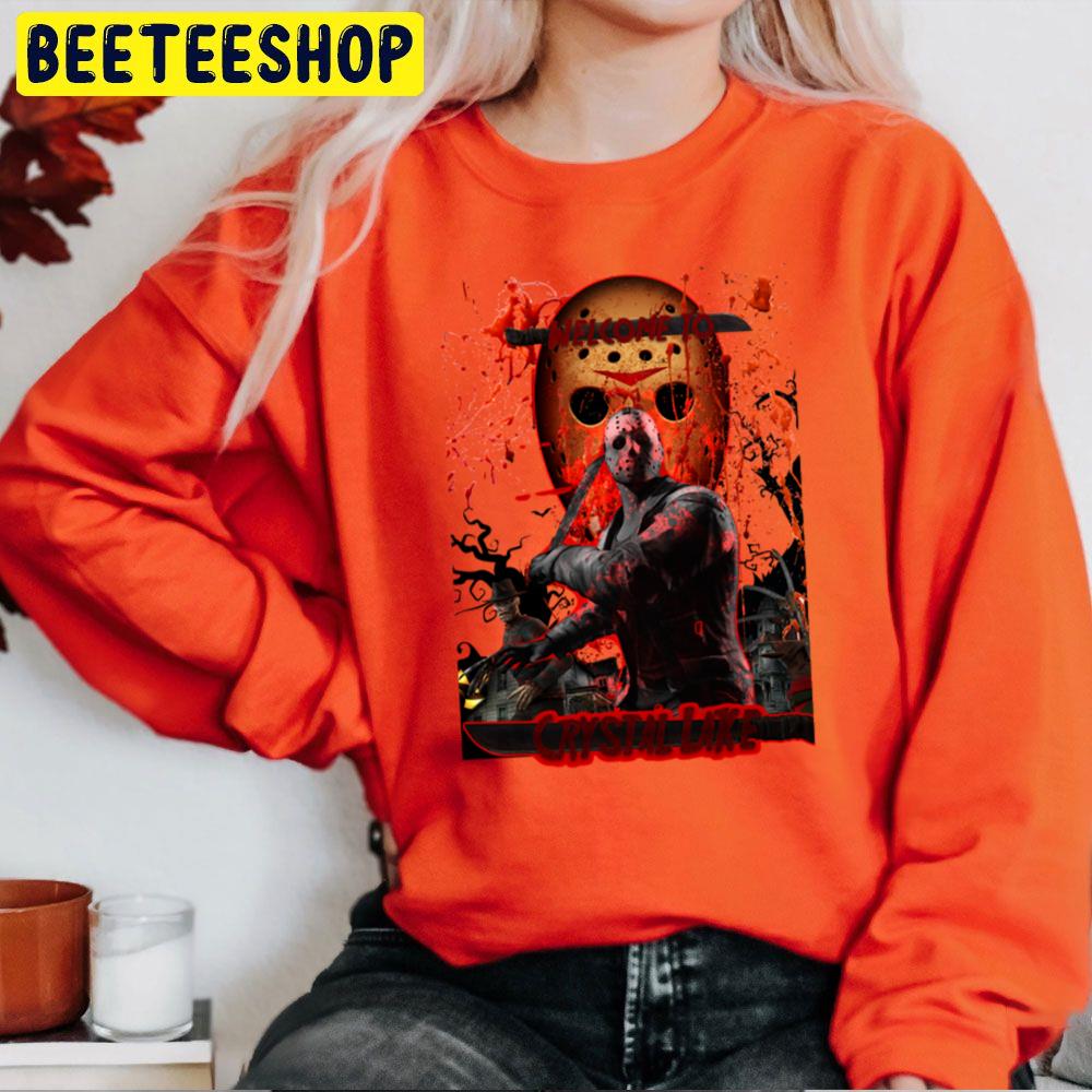 Welcome To Crystal Lake Jason Halloween Trending Unisex Sweatshirt Welcome To Crystal Lake Jason Halloween Trending Unisex Sweatshirt