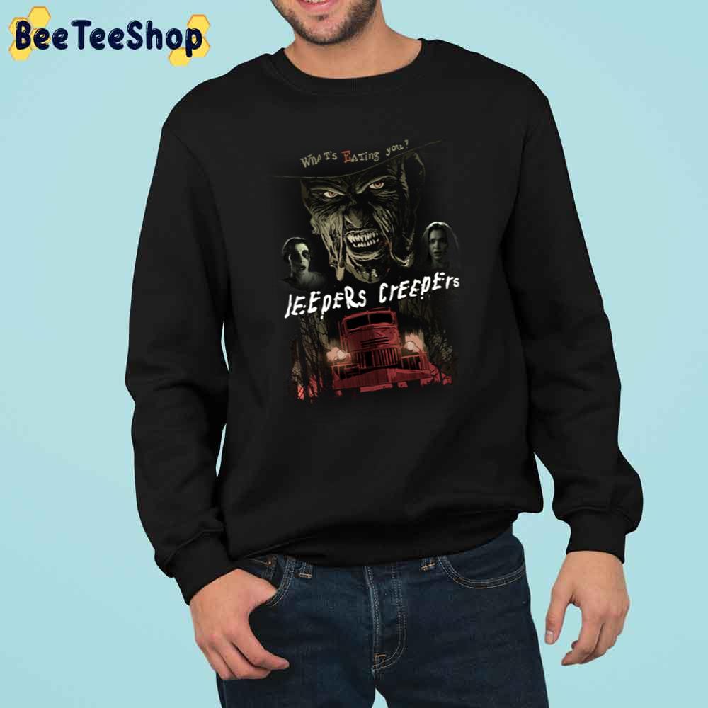 What's Eating You Jeepers Creepers Halloween Trending Unisex Sweatshirt What's Eating You Jeepers Creepers Halloween Trending Unisex Sweatshirt