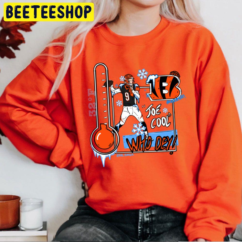 Who Dey Joe Burrow Joe Cool Football Player Trending Unisex Sweatshirt Who Dey Joe Burrow Joe Cool Football Player Trending Unisex Sweatshirt