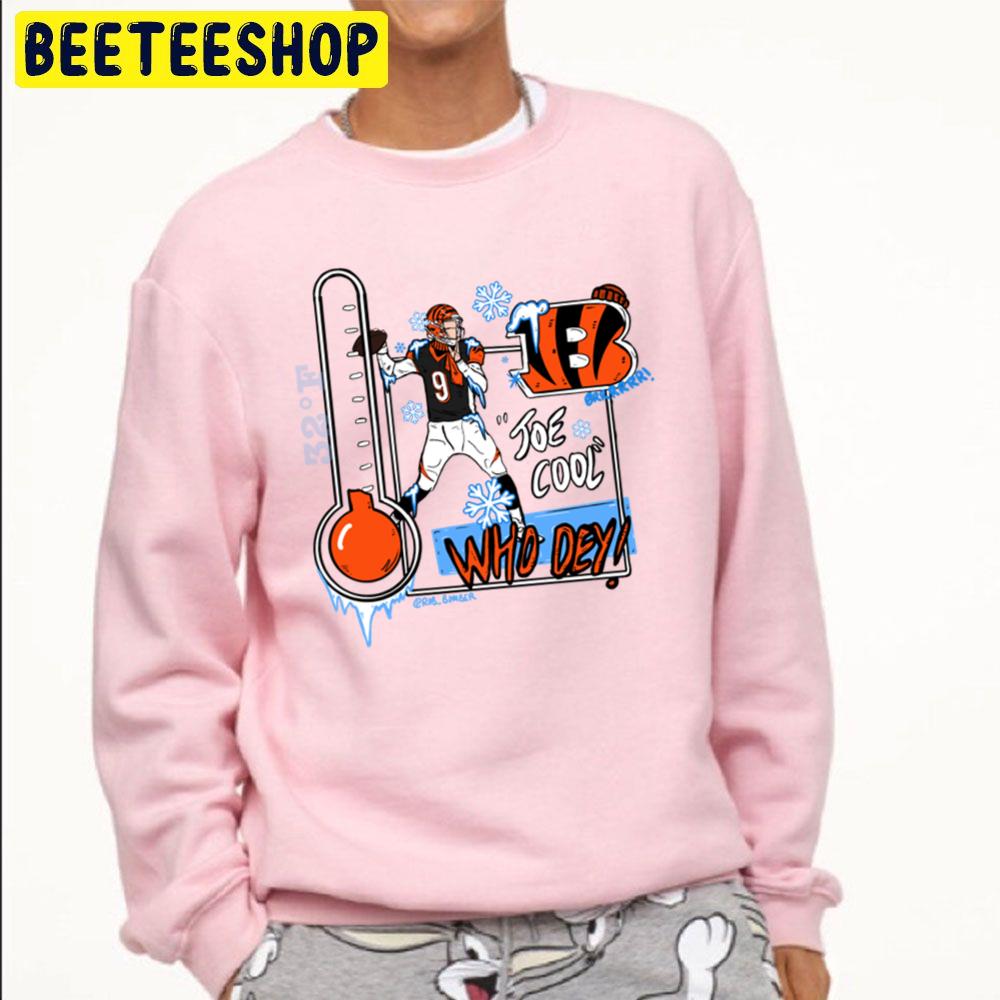 Who Dey Joe Burrow Joe Cool Football Player Trending Unisex Sweatshirt Who Dey Joe Burrow Joe Cool Football Player Trending Unisex Sweatshirt