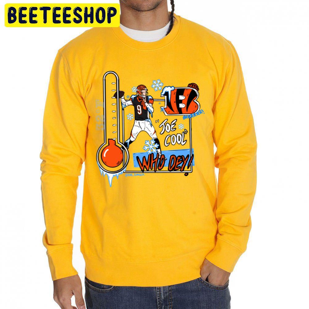 Who Dey Joe Burrow Joe Cool Football Player Trending Unisex Sweatshirt Who Dey Joe Burrow Joe Cool Football Player Trending Unisex Sweatshirt