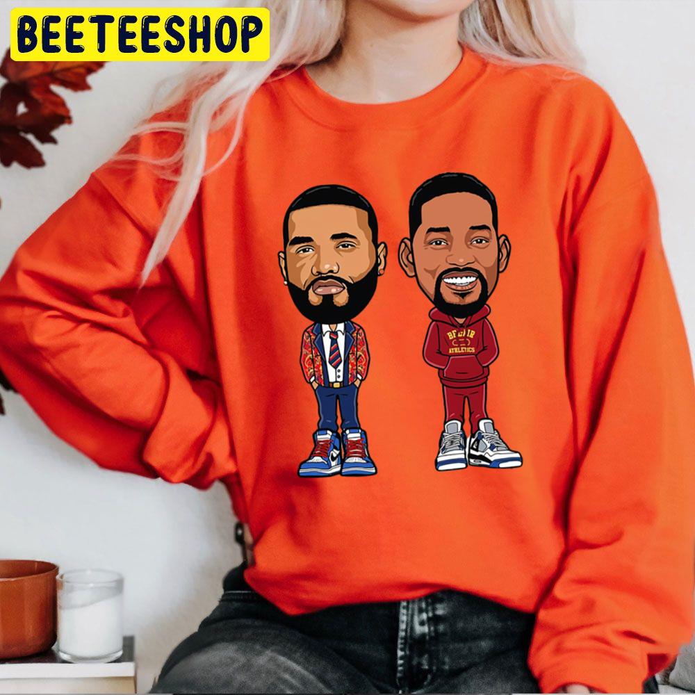 Will Smith And Joyner Lucas Illustration Trending Unisex Sweatshirt Will Smith And Joyner Lucas Illustration Trending Unisex Sweatshirt