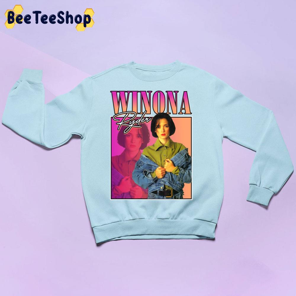 Winona Ryder Vintage Unisex Sweatshirt Winona Ryder Vintage Unisex Sweatshirt