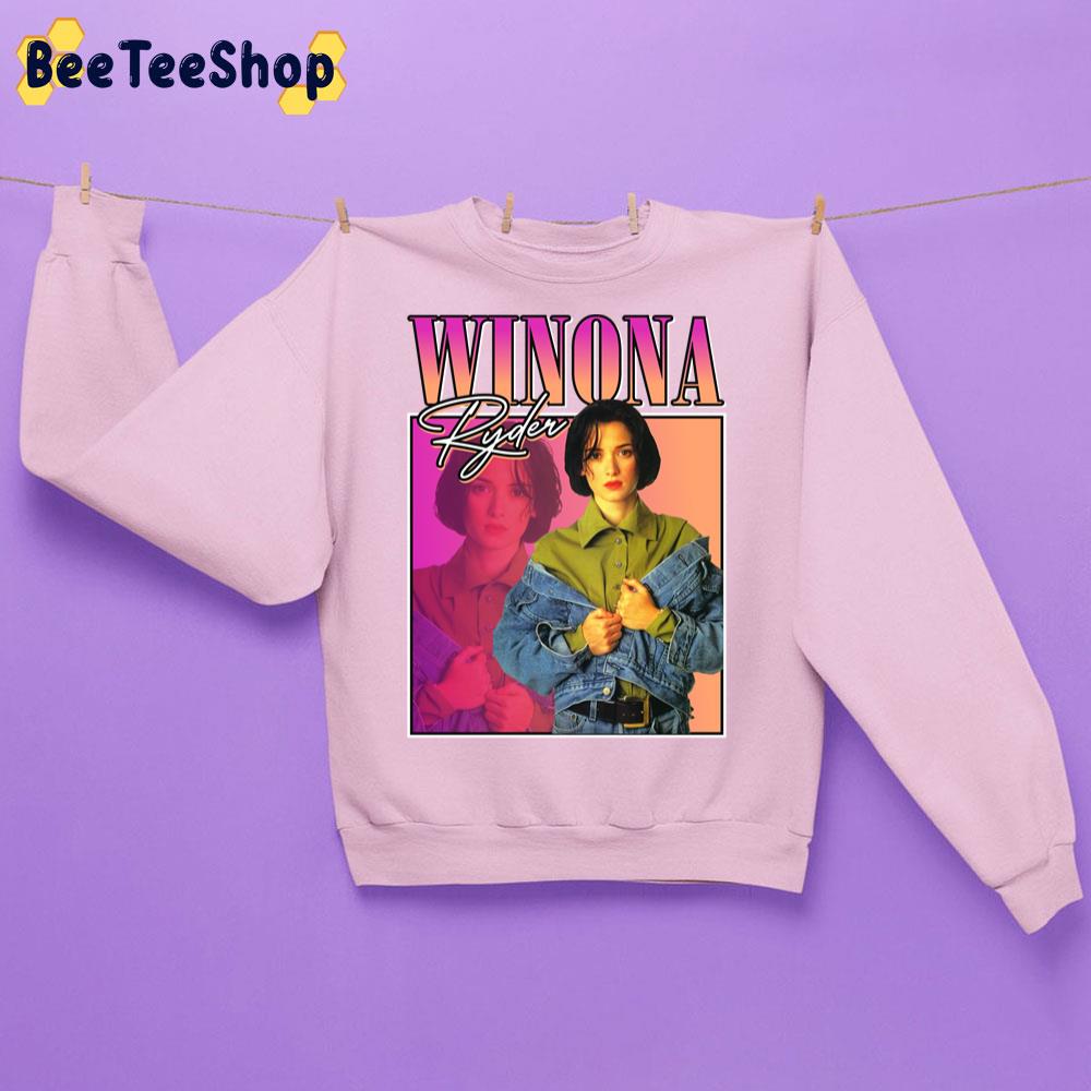 Winona Ryder Vintage Unisex Sweatshirt Winona Ryder Vintage Unisex Sweatshirt